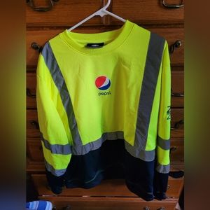 Pepsi neon work sweater